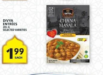 Food Basics Divya Entrées offer