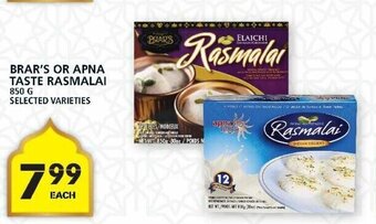 Food Basics Brar's or Apna taste Rasmalai offer