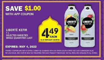 Food Basics Liberté Kefir offer