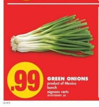 No Frills Green Onions offer