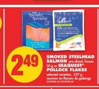 No Frills Smoked Steelhead Salmon offer