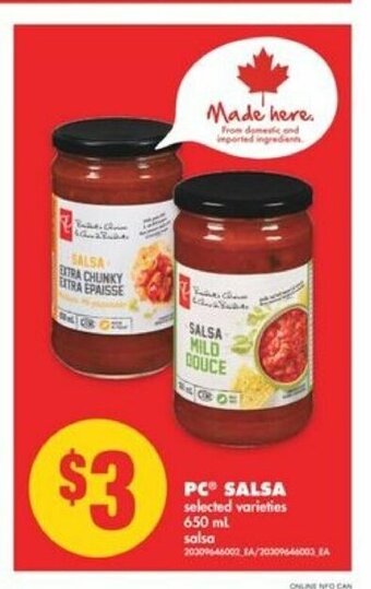 No Frills PC Salsa offer