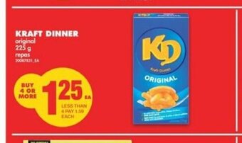 No Frills Kraft Dinner offer