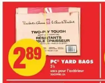 No Frills PC Yard Bags offer