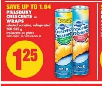 No Frills Pillsbury Crescents or Wraps offer