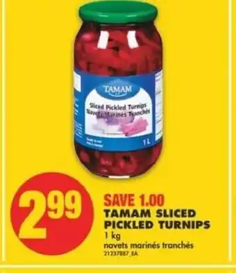No Frills Tamam Sliced Pickled Turnips offer