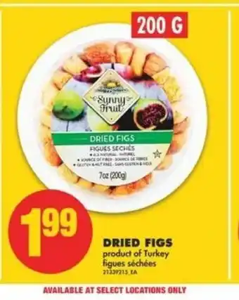 No Frills Dried Figs offer