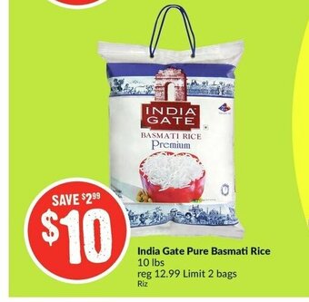 FreshCo India Gate Pure Basmati Rice offer