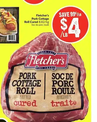 FreshCo Flether's Pork Cottage Roll Cured offer