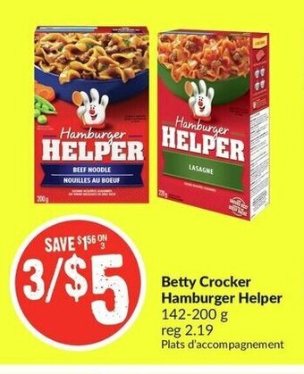 FreshCo Betty crocker hamburger helper offer