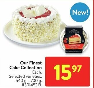 Walmart Our finest cake collection offer