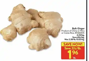 Walmart Bulk Ginger offer