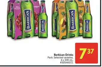 Walmart Barbican Drinks offer