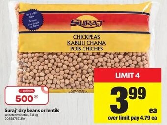 Real Canadian Superstore Suraj Dry Beans Or Lentils offer