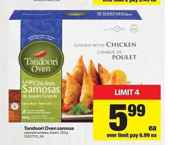 Real Canadian Superstore Tandoori Oven Samosa offer