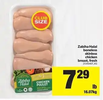 Real Canadian Superstore Zabiha Halal Boneless Skinless Chicken Breast Fresh offer