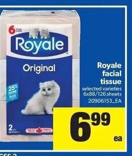 Real Canadian Superstore Royale Facial Tissue offer