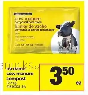 Real Canadian Superstore No Name Cow Manure Compost 12.5kg offer