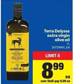 Real Canadian Superstore Terra Delyssa extra virgin olive oil offer