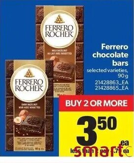 Real Canadian Superstore Ferrero chocolate bars offer