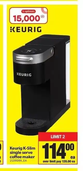 Real Canadian Superstore Keurig K-Slim Single Serve Coffee Maker offer