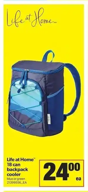 Real Canadian Superstore Life At Home " 18 Can Backpack Cooler offer