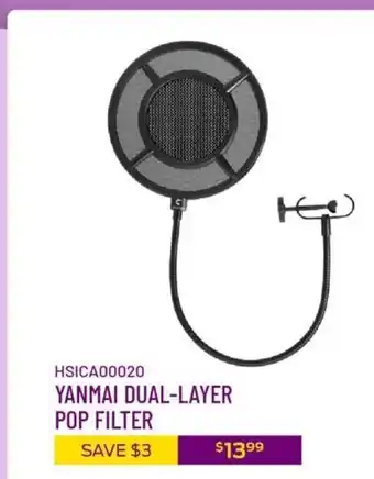 Yanmai Dual-Layer Pop Filter