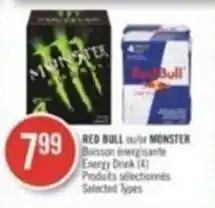 Pharmaprix Red bull monster offer