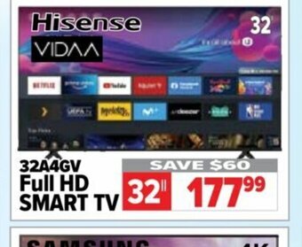 2001 Audio Video Hisense Full HD Smart Tv offer
