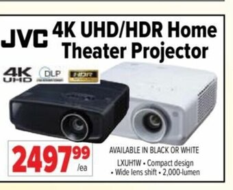 2001 Audio Video JVC 4k UHD/HDR Home Theater Projector offer