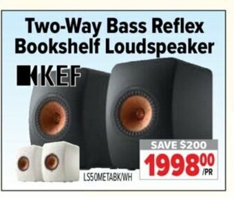 2001 Audio Video Two-Way Bass Reflex Bookshelf Loudspeaker offer