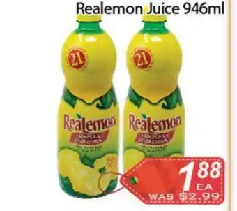 Ample Food Market Realemon Juice offer