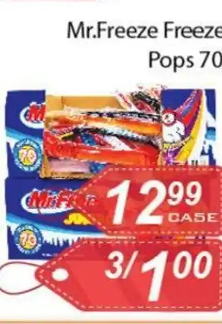 Ample Food Market Mr. Freeze Freeze Pops 70 offer