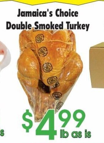 Danforth Food Market Jamaica's Choice Double Smoked Turkey offer
