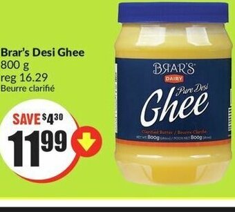 FreshCo Brar's Desi Ghee offer