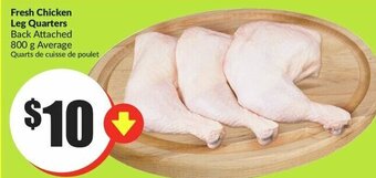 FreshCo Fresh chicken leg quarters offer