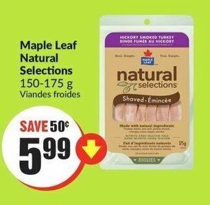 FreshCo Maple leaf natural selections offer