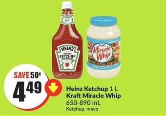 FreshCo Heinz ketchup kraft miracle whip offer