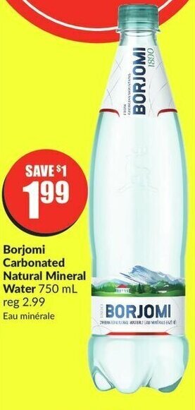 FreshCo Borjomi carbonated natural mineral water offer