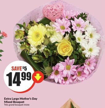 FreshCo Extra large mother's day mixed bouquet offer