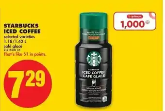 No Frills Starbucks iced coffee offer