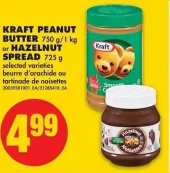 No Frills Kraft peanut butter offer