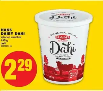 No Frills Hans dairy dahi offer