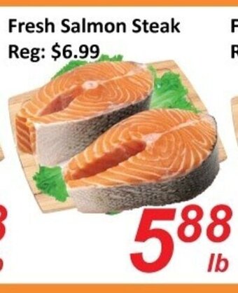 Fresh Win Foodmart Fresh Salmon Steak offer