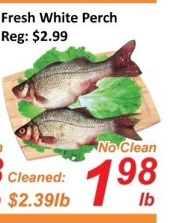 Fresh Win Foodmart Fresh White Perch offer