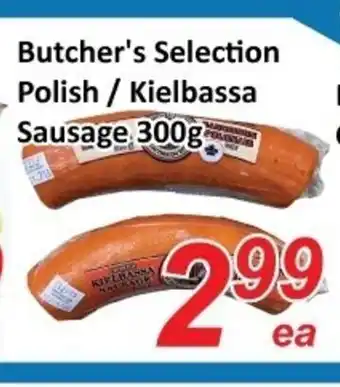 Fresh Win Foodmart Butcher's Selection Polish/Kielbassa Sausage 300g offer