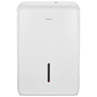 Best Buy Insignia Dehumidifier with Pump - 50-Pint - White - Only at Best Buy offer