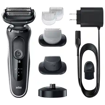 Best Buy Braun Series 5 Wet & Dry Cordless Men's Shaver with Charging Stand (5050cs) offer