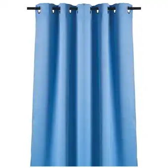 Giant Tiger HomeStyles Blackout Glacier Lake Printed Curtain Panel with Grommets, 84-in, Blue, 1-Pack offer