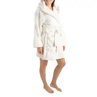 Giant Tiger Carisma Women's Character Short Plush Robe with Front Pockets offer